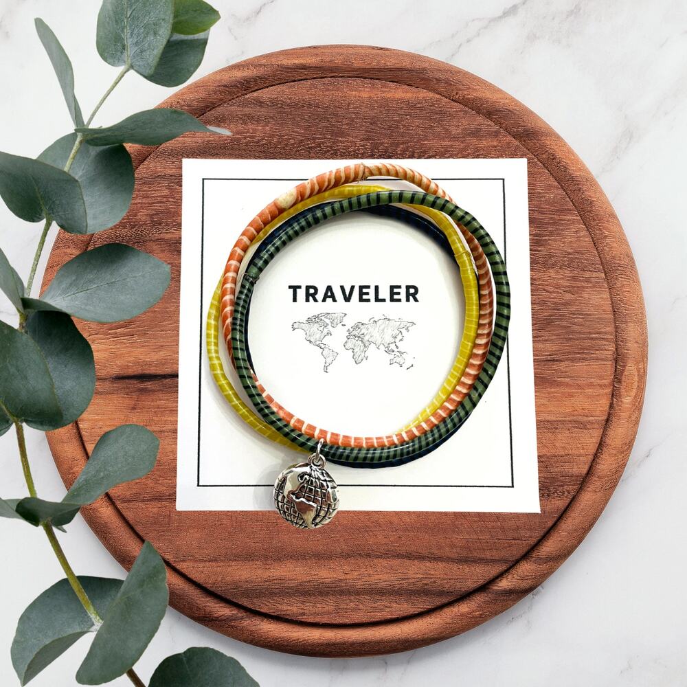 NWT World Traveler Bracelet Set, Gift Set (S-M)